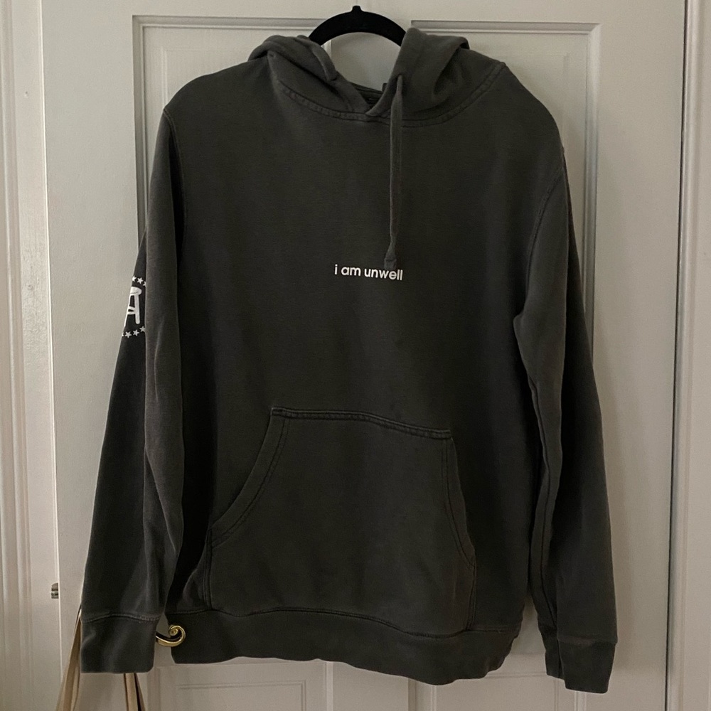 Call Her Daddy “I am Unwell” Gray Hoodie